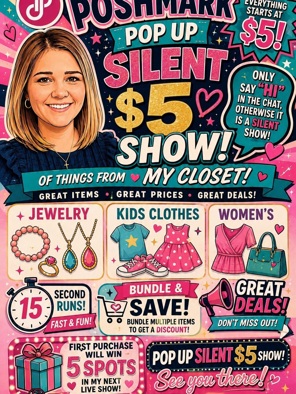 Silent Share Show Pop-Up Flyer